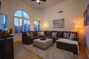 TV connectée, cheminée