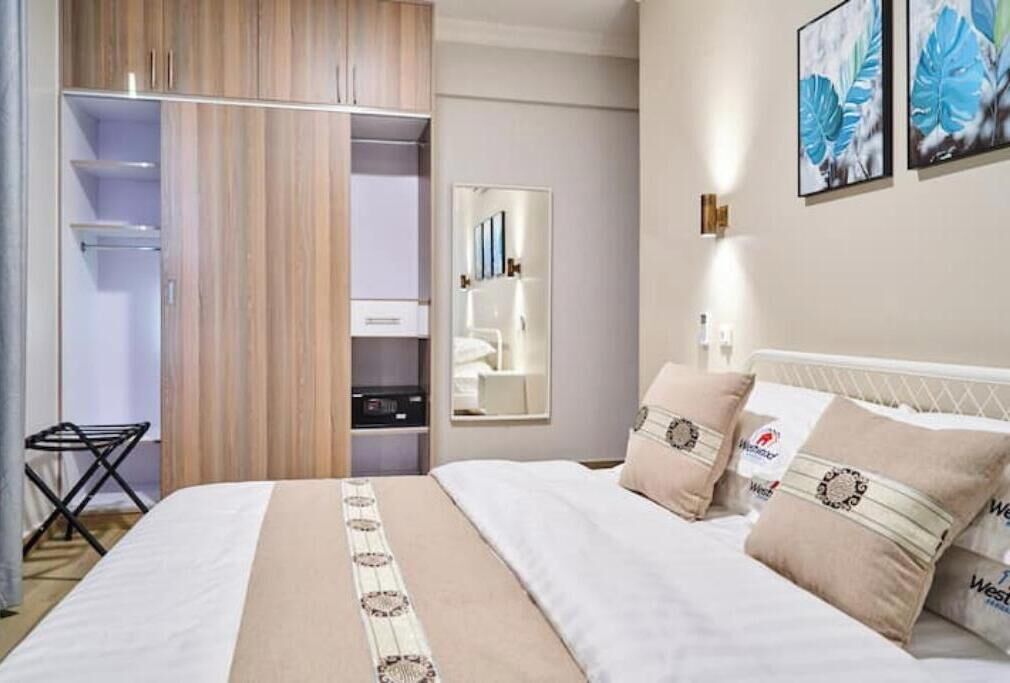 2 soveværelser, internetforbindelse, sengetøj