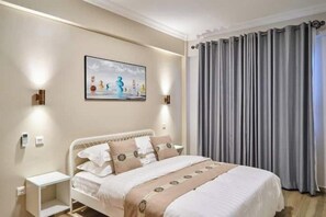 3 bedrooms, iron/ironing board, free WiFi, bed sheets - Westwood Residences all six units (Arusha)