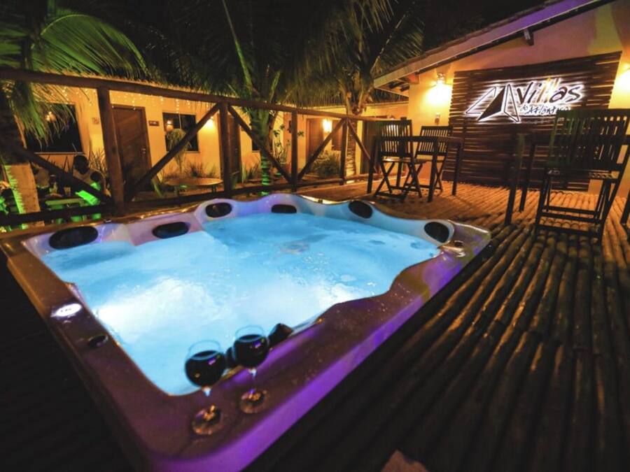Bồn tắm spa ngoài trời