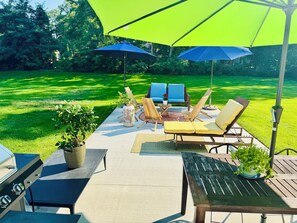 Outdoor dining - NEW LISTING! A brand new luxury home -- just 3 minutes from Notre Dame (Roseland)