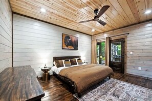 3 bedrooms, iron/ironing board, free WiFi, bed sheets - Same Same But Different - Hot tub, Pool Table, Fire Pit in Hochatown (Broken Bow)