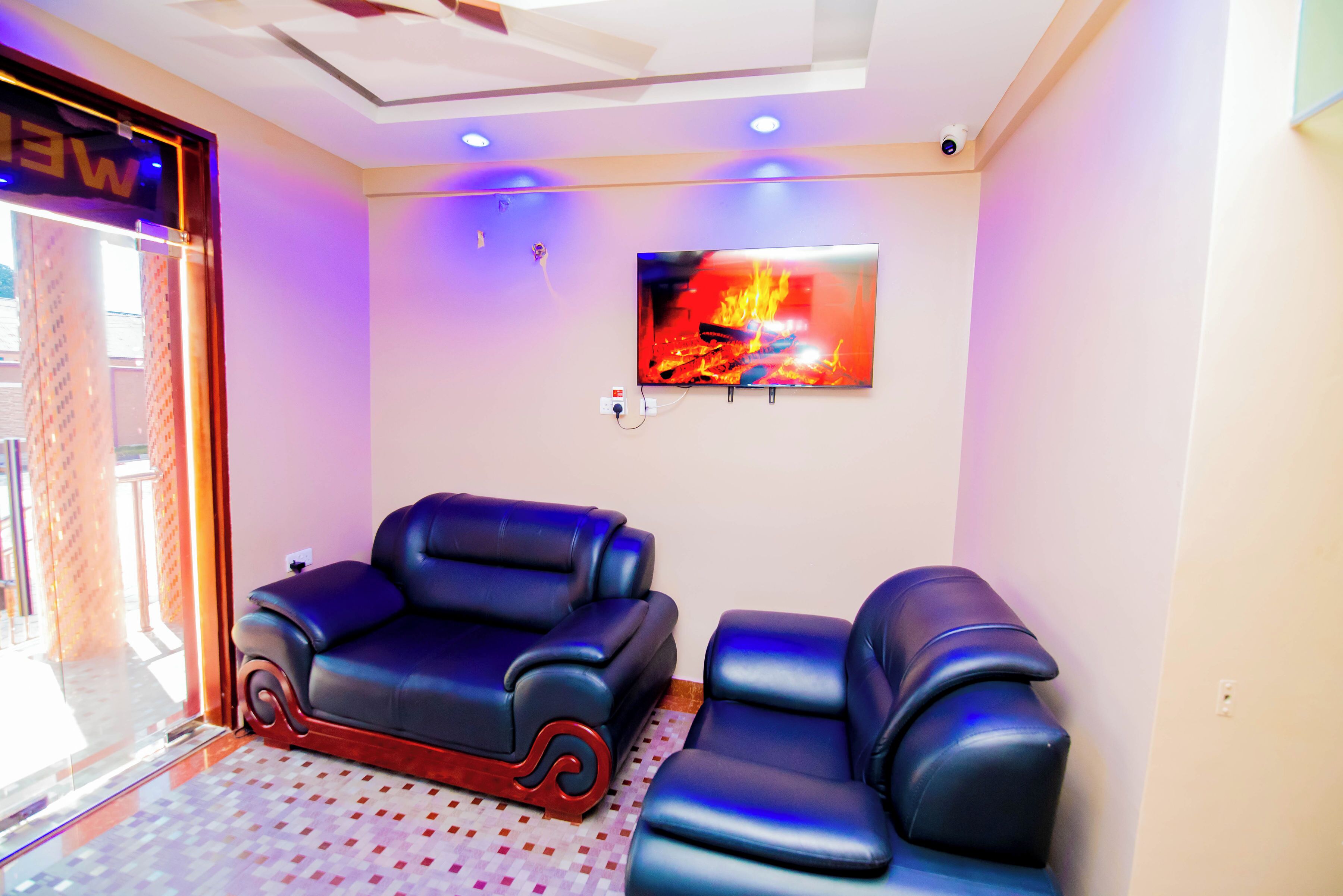 Sitteområde i lobbyen