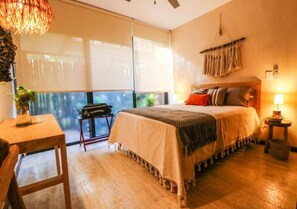 Apartment, 2 Bedrooms, Patio, Courtyard View | In-room safe, desk, laptop workspace, blackout drapes