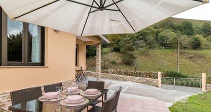 House with Garden in the Mountains of the Pasiego Valleys