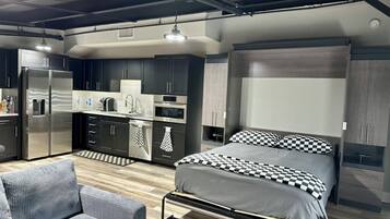 1 間睡房、熨斗/熨衫板、免費 Wi-Fi、床單