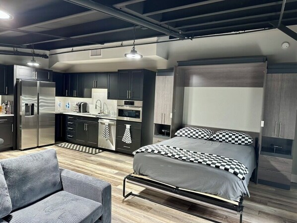 1 chambre, fer et planche à repasser, Wi-Fi gratuit, draps fournis
