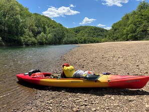Beach - Secluded Cabin near Buffalo National River in St Joe-Gilbert area (Saint Joe)