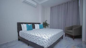 1 bedroom, internet, bed sheets