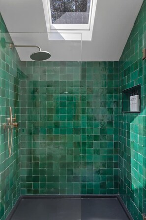 Shower, hair dryer