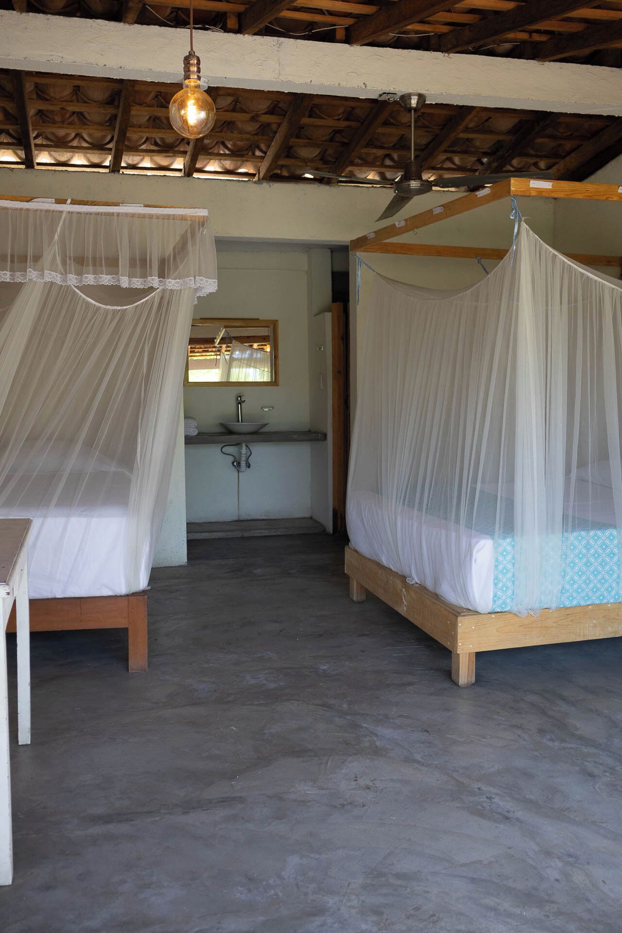 Basic Triple Room, Balcony, Garden View | In-room safe, desk, laptop workspace, free WiFi