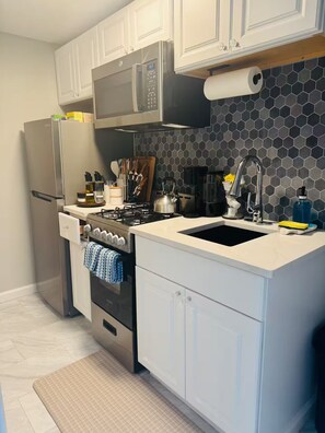 Private kitchen - Stylish Modern Stay Steps from the Ocean (Clinton)