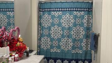 Towels, soap, toilet paper