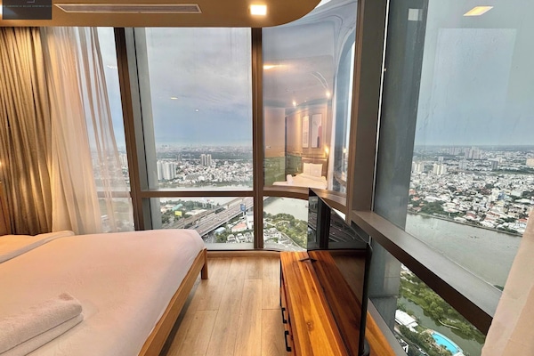 LÀgenhet Premium - 3 sovrum - icke-rökare - utsikt mot staden | Minibar, skrivbord, gratis wi-fi och sÀngklÀder