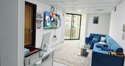 Charming 1-bedroom apartment in superb Sharjah with AC, high speed WIFI