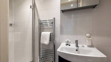 Shower, hair dryer