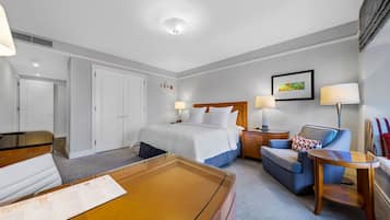 Superior Suite, Partial Ocean View | In-room safe, desk, laptop workspace, free WiFi