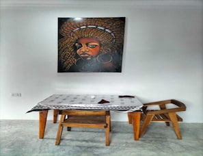 Deluxe Apartment, 1 Bedroom, Balcony | Living area