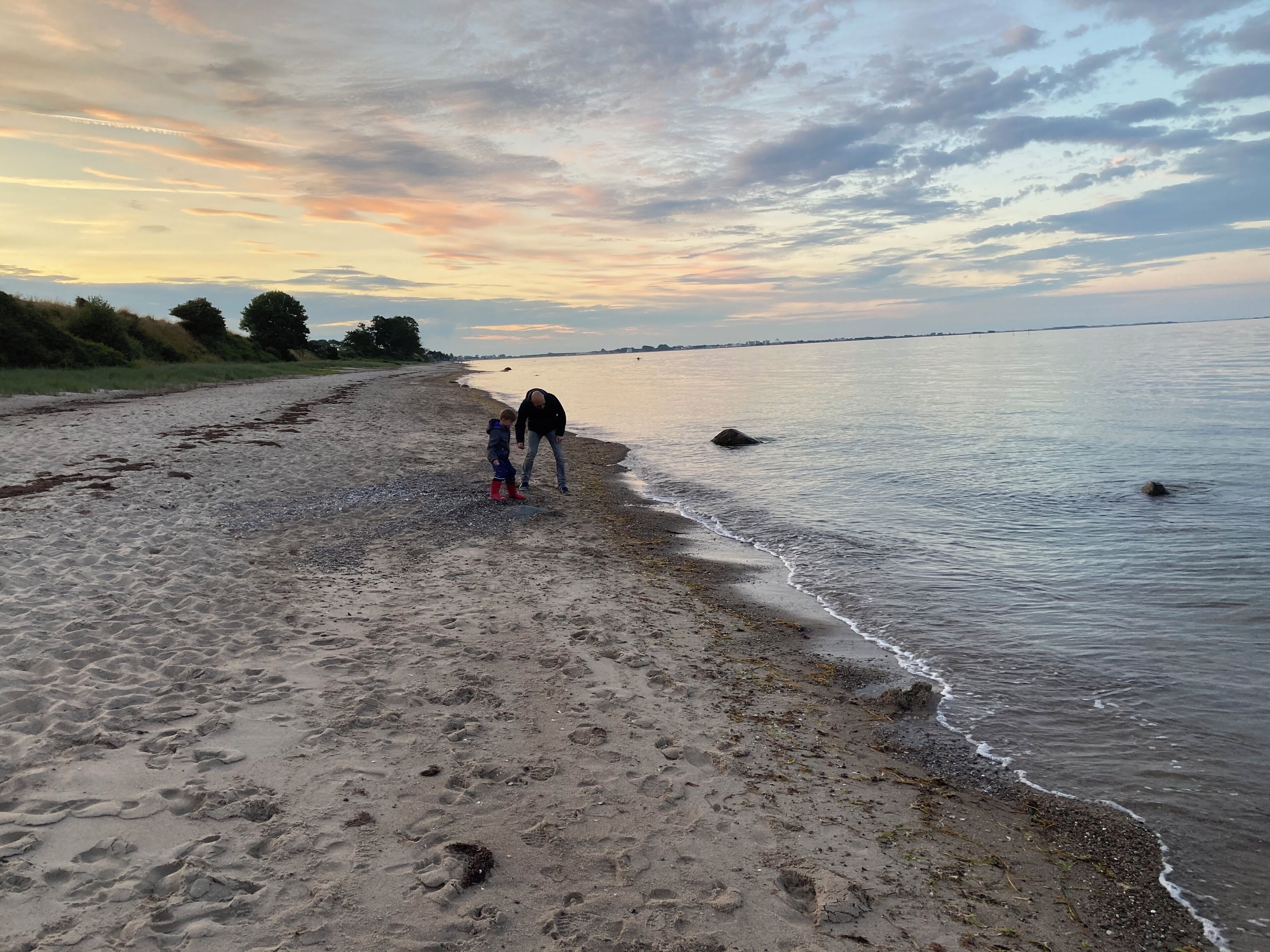Una spiaggia nelle vicinanze