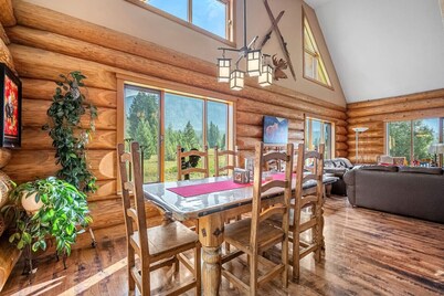 Maple & Moose | Hot Tub | Yard | Mountain Views