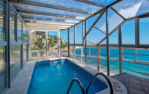Indoor pool, outdoor pool