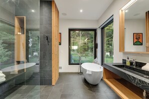 Shower, hair dryer