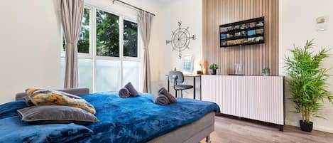 1 soveværelse, strygejern/strygebræt, Wi-Fi, sengetøj