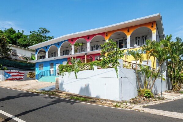 Voorkant van accommodatie