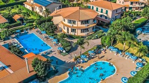 Blick von der Unterkunft