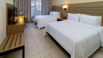 In-room safe, desk, iron/ironing board, alarm clocks