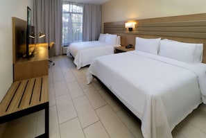 In-room safe, desk, iron/ironing board, alarm clocks