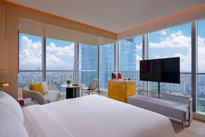 Room, 1 King Bed, City View, Corner | Minibar, in-room safe, blackout drapes, soundproofing - Hyatt Centric The Ring Chengdu (Chengdu)