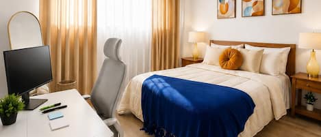 1 bedroom, desk, iron/ironing board, free WiFi