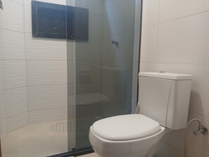 Basic Apartment | Bathroom | Shower - Apart in Condo w/ Pool 950m From the Beach Pdm0002 (Porto Seguro)