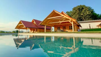 Una piscina climatizada