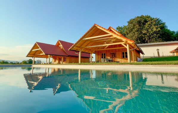 Una piscina climatizada