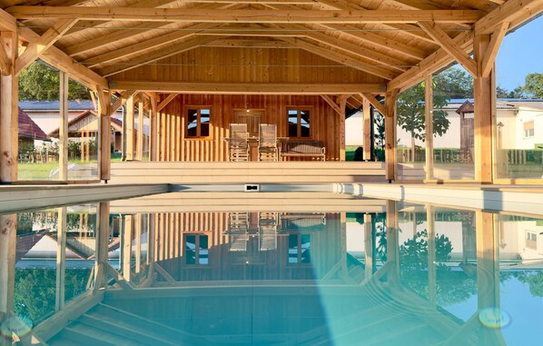 Una piscina climatizada