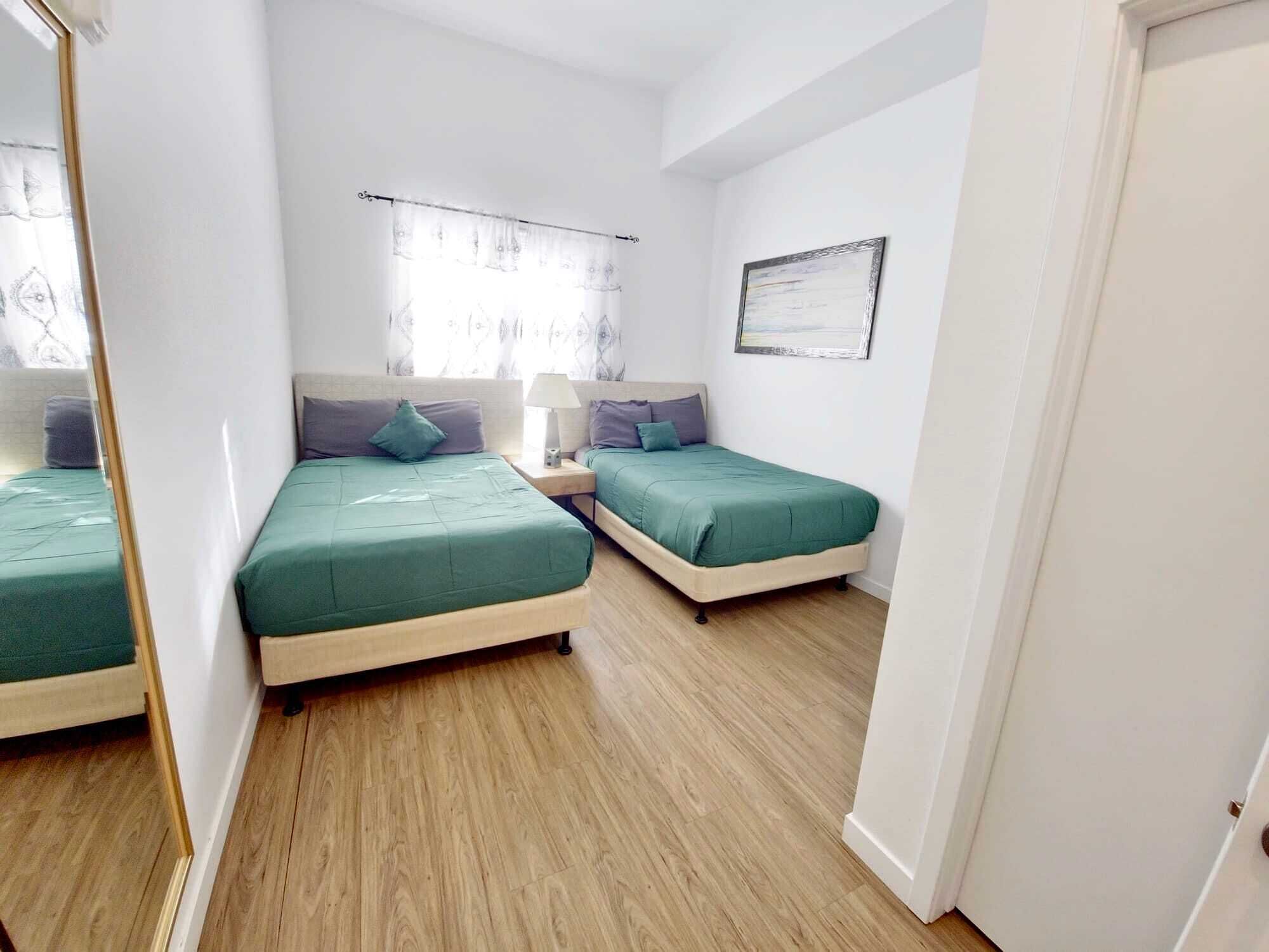 2 bedrooms, iron/ironing board, free WiFi, bed sheets