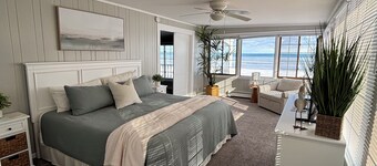 Newly furnished, Saginaw Bay home with snowmobile ramp & fish cleaning station