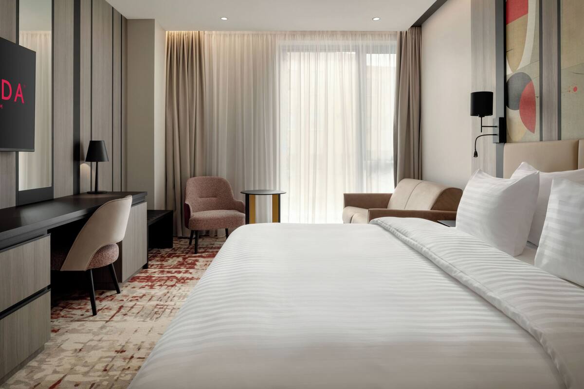 Zimmer, 1 King-Bett, barrierefrei