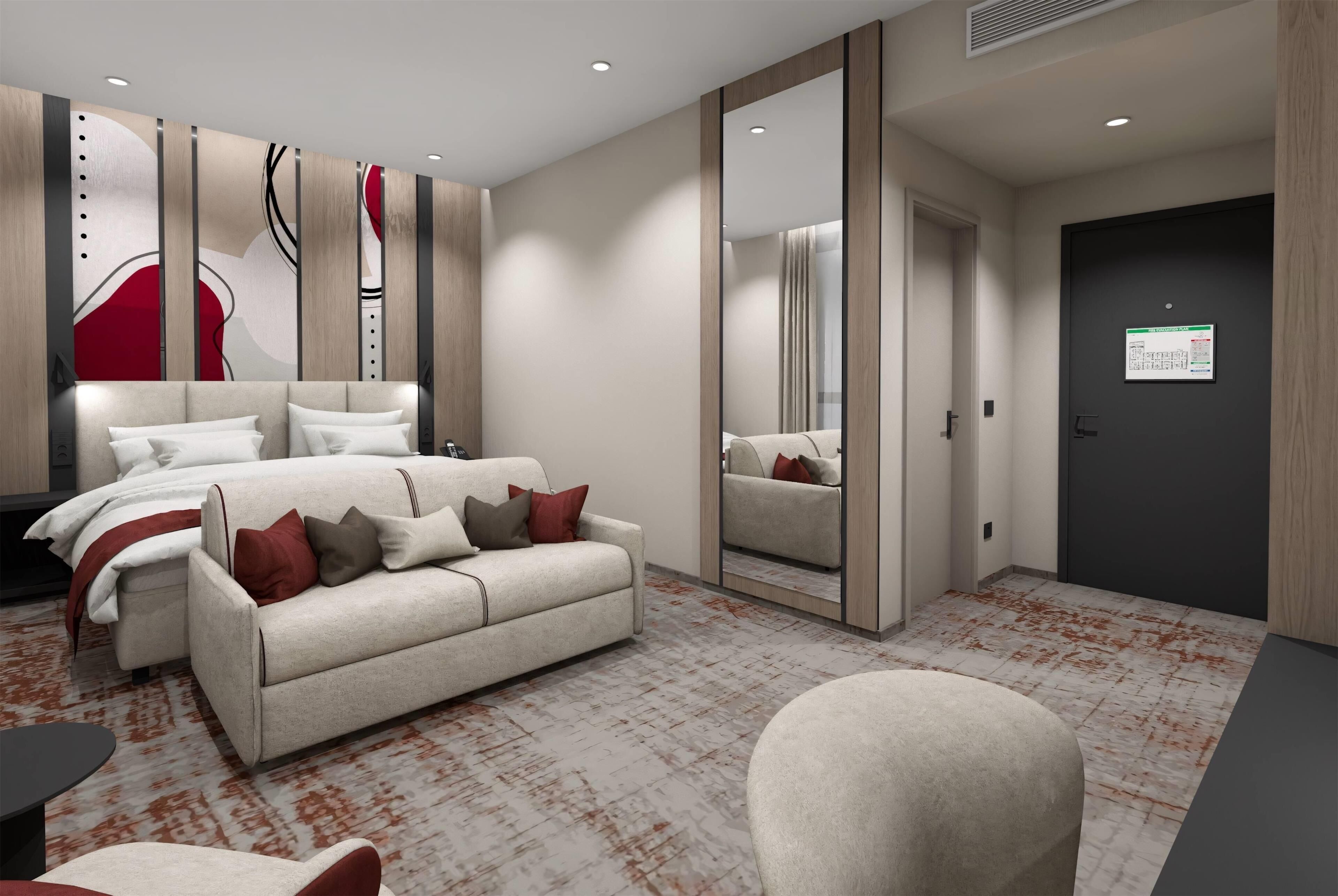 Deluxe Room, 1 King Bed with Sofa bed