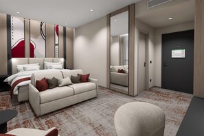 Camera Deluxe, 1 letto king con divano letto