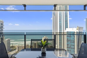 Interior - Modern 1 Bedroom + Study Apartment with Ocean View (Surfers Paradise)