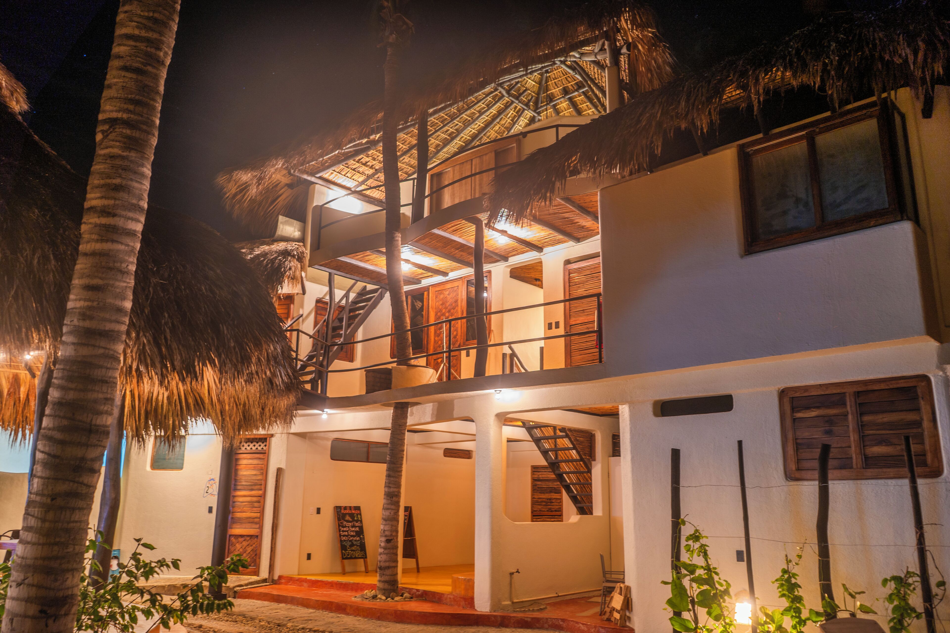 Majoituspaikan julkisivu