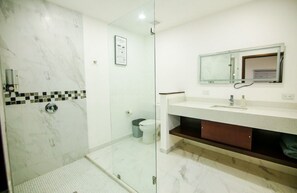 Towels, soap, toilet paper