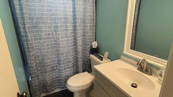 Towels, soap, toilet paper
