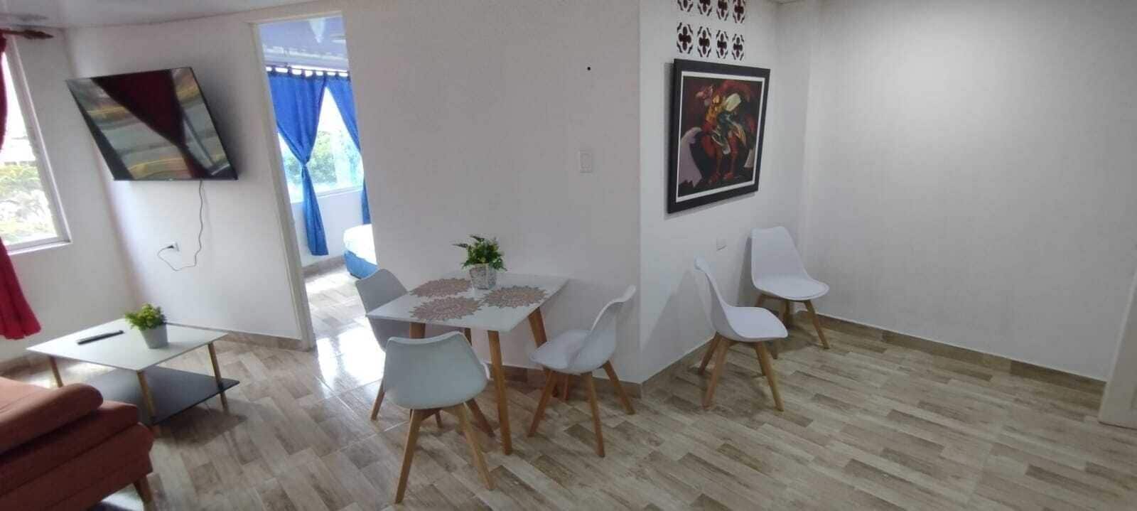 Appartement Familial, patio, vue ville | Coin séjour