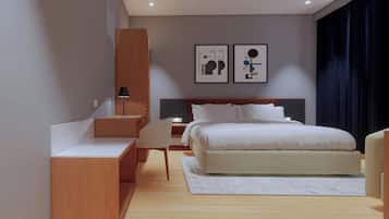 Minibar, una cassaforte in camera, una scrivania, postazione laptop