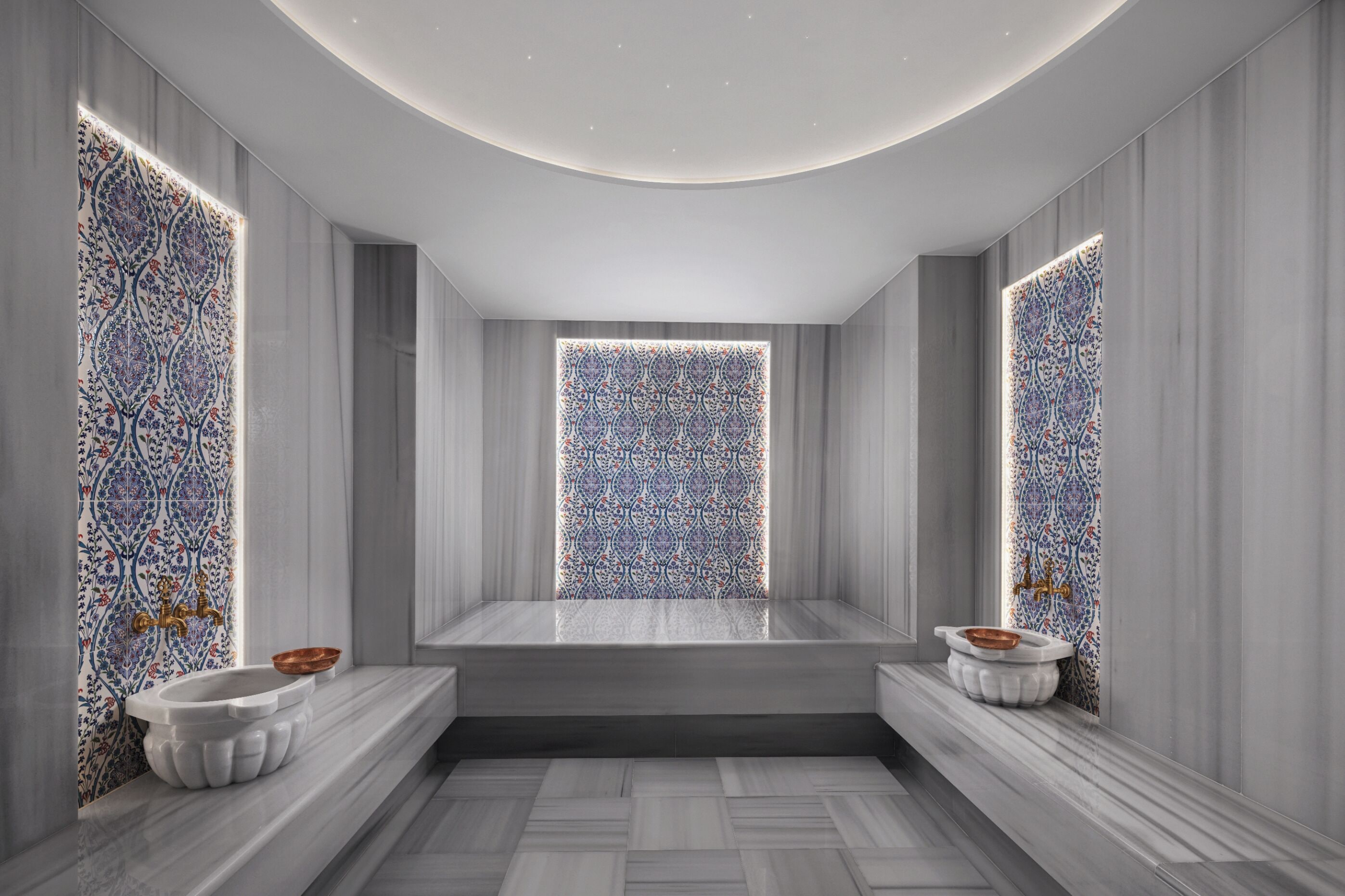 Un sauna, baño turco, baño turco/hammam, aromaterapia