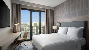 In-room safe, blackout curtains, iron/ironing board, free WiFi